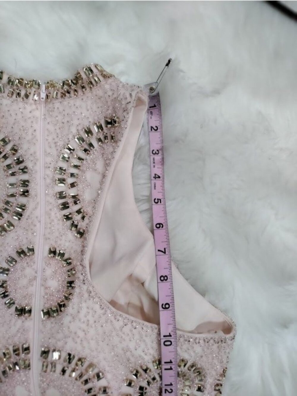 Pink  Princess Prom Dress Size XS Barbiecore Tulle Skirt Embellished Crop Top - Picture 12 of 16